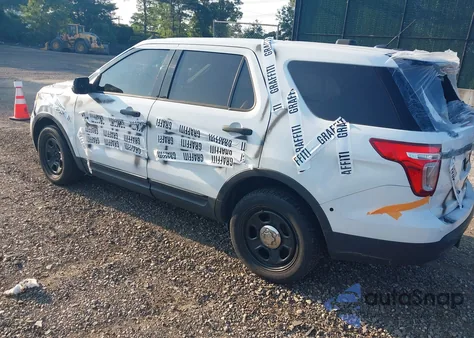 2015 Ford Explorer Police Interceptor from USA, damaged, VIN 1FM5K8AR6FGB83590